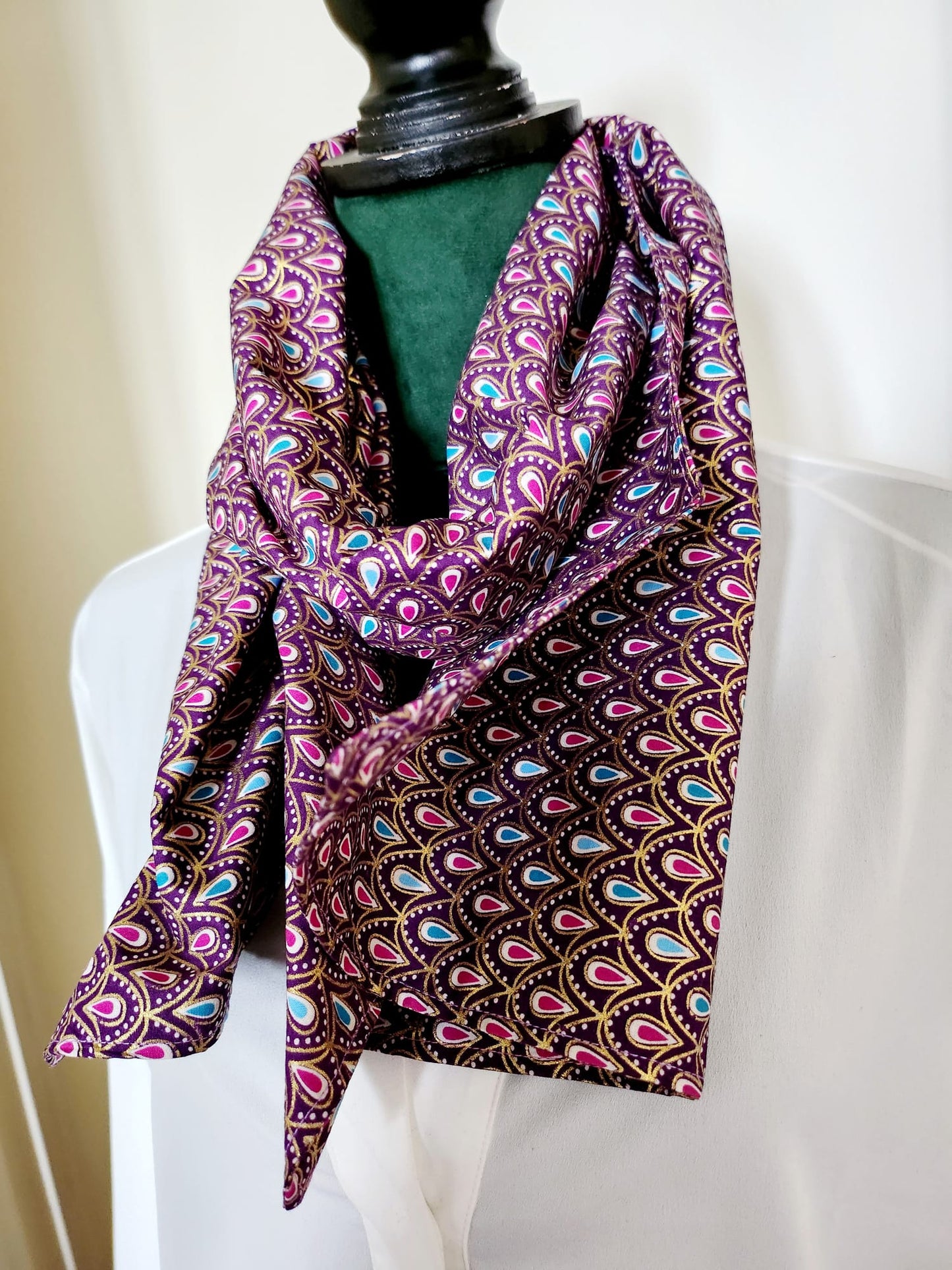 Echarpe, bandeau "Nour"