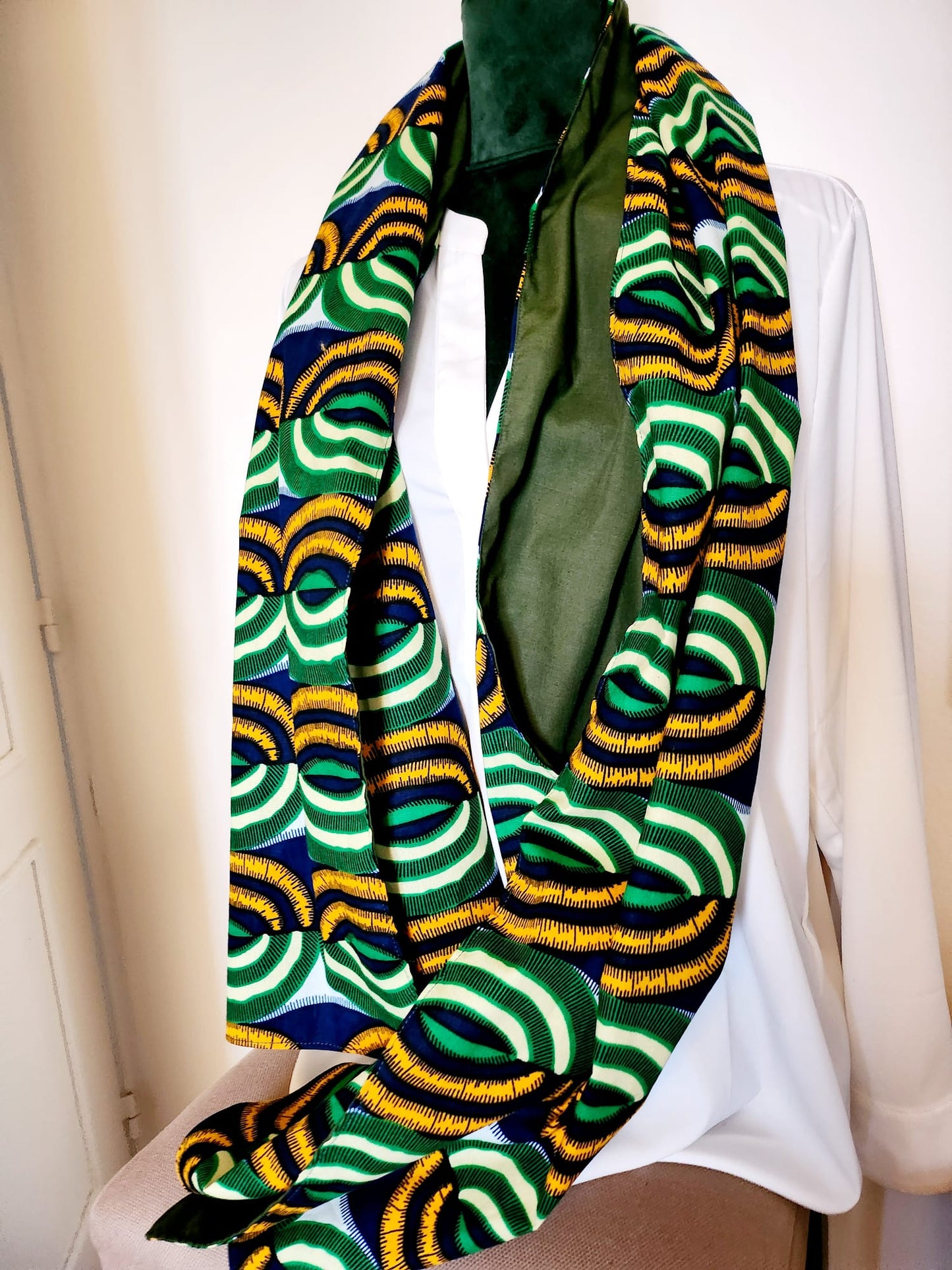 Echarpe + bracelets "Jiah"