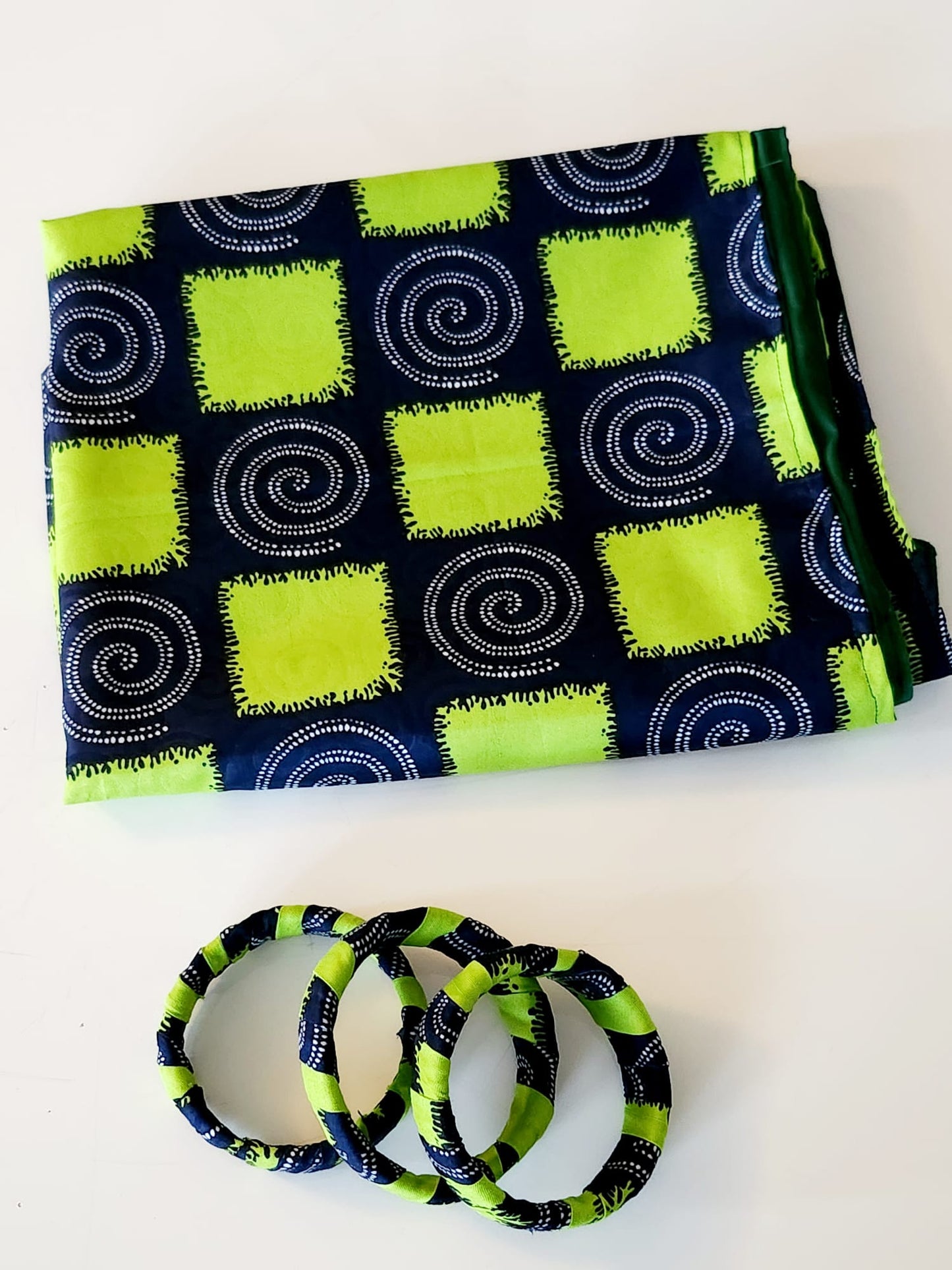 Echarpe + bracelets "Jiah"