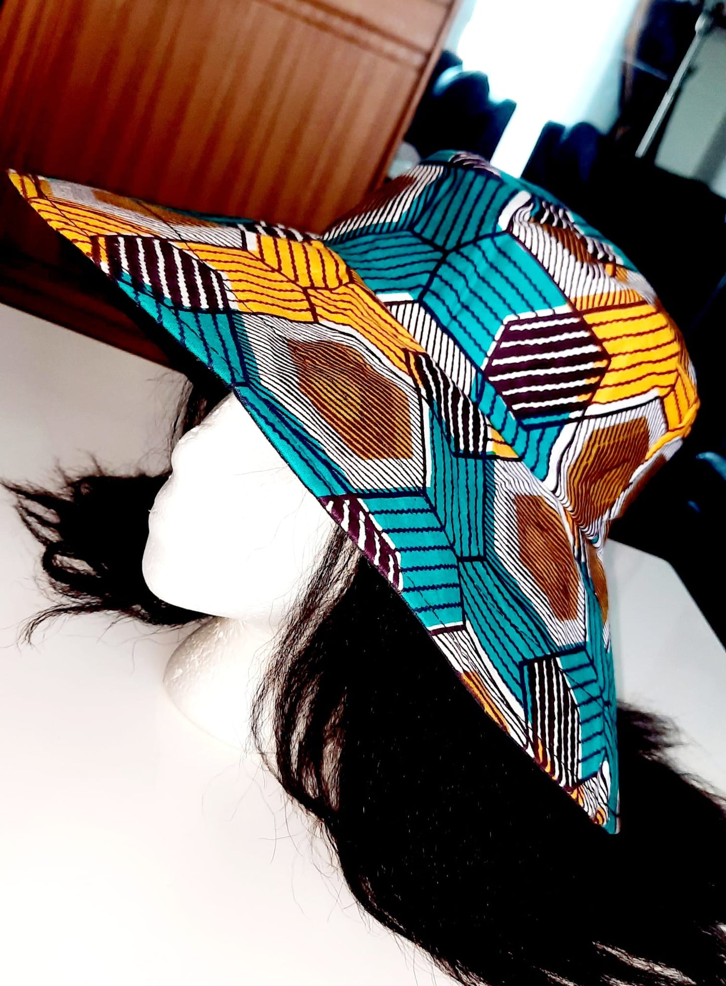 Chapeau en wax"Penda"