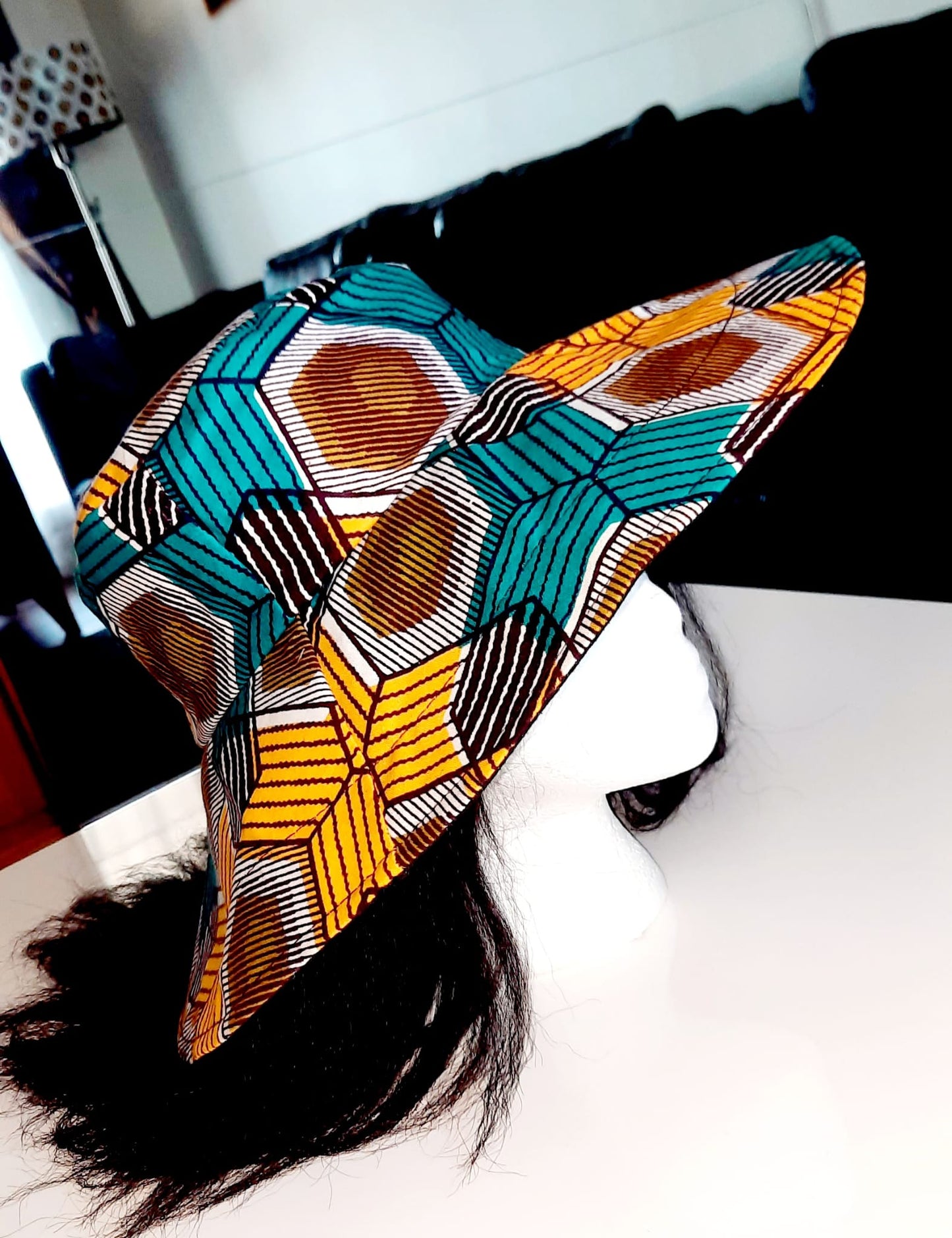 Chapeau en wax"Penda"
