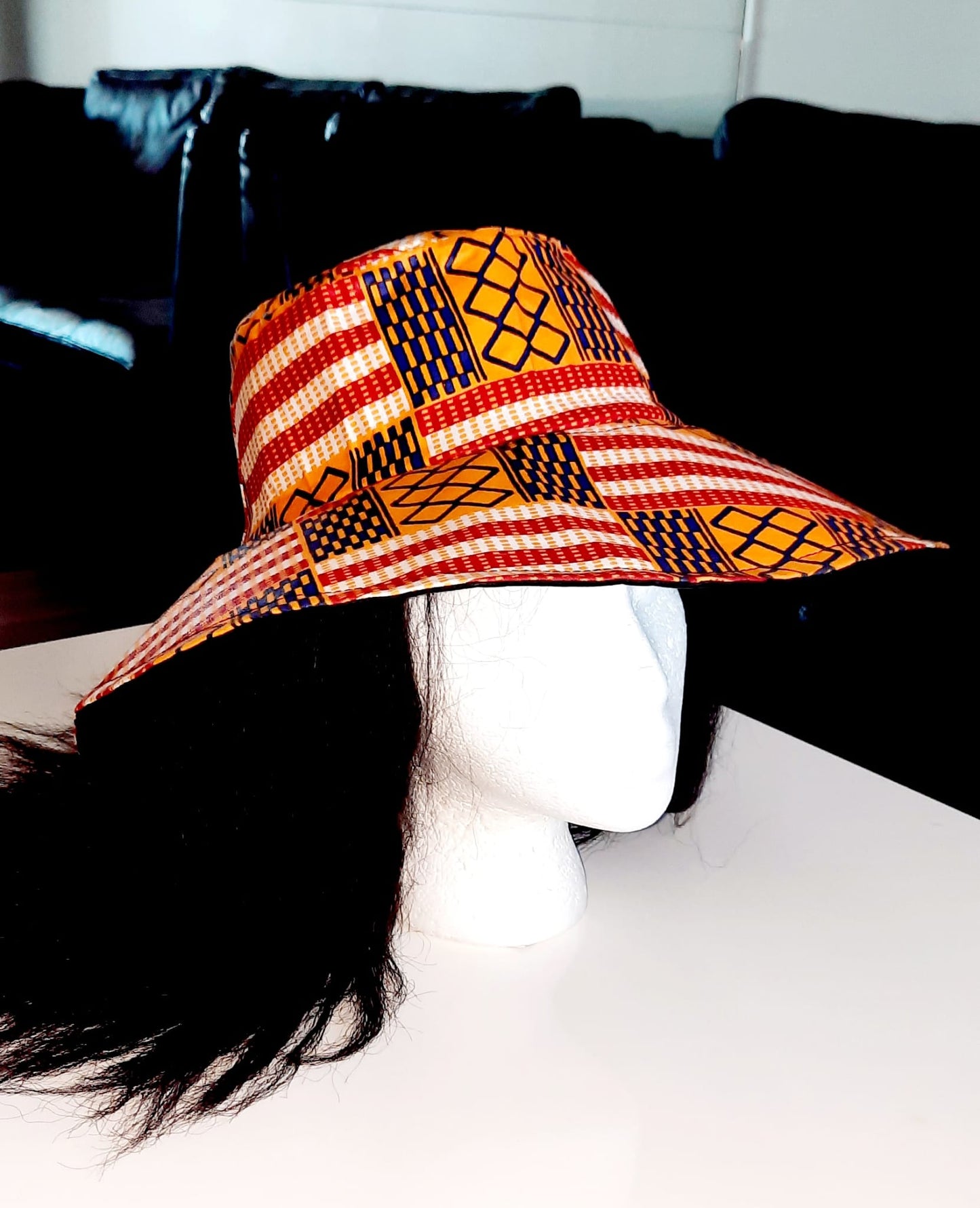Chapeau en wax"Penda"
