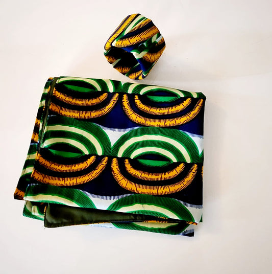 Echarpe + bracelets "Jiah"