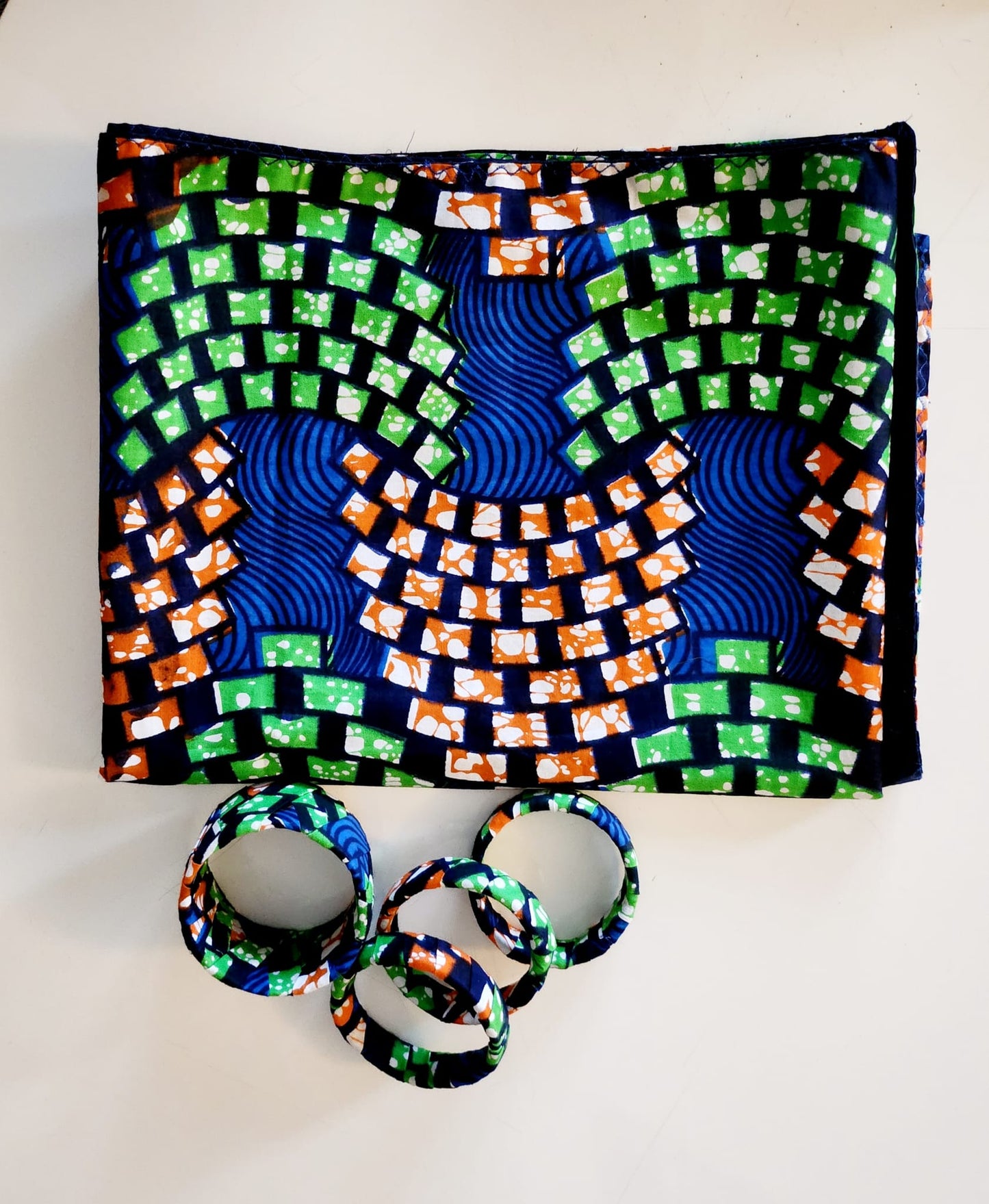 Echarpe + bracelets "Jiah"