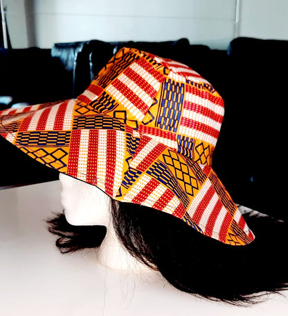 Chapeau en wax"Penda"