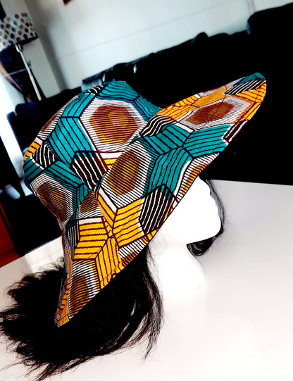 Chapeau en wax"Penda"