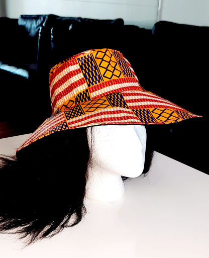 Chapeau en wax"Penda"
